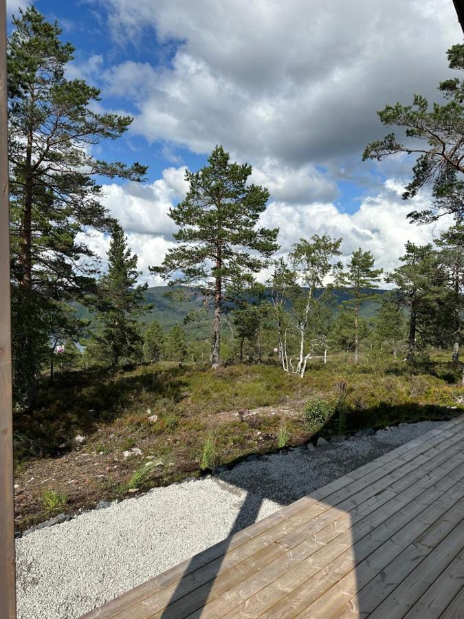 Modern Northern Lights Cabin Drangedal Exterior foto